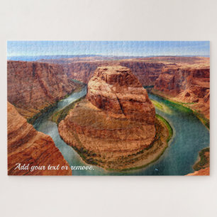 Aangepaste foto, "Hoefijzer Bend", Grand Canyon Legpuzzel