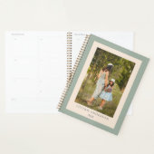 Aangepaste foto Hoesje met Sage Green Border en Na Planner (Display)