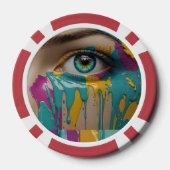 Aangepaste Foto Home Toernooi Game Night Poker Chips (Achterkant)