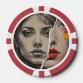 Aangepaste Foto Home Toernooi Game Night Poker Poker Chips (Voorkant)