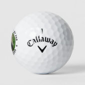 Aangepaste foto HOND DAD gepersonaliseerde moderne Golfballen (Logo)