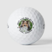 Aangepaste foto HOND DAD gepersonaliseerde moderne Golfballen (Voorkant)