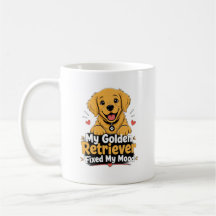 Aangepaste foto hond Goud Retriever Verbeterde mij