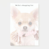 Aangepaste foto hond huisdier post-it® notes (Voorkant)