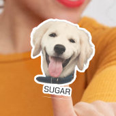 Aangepaste Foto Hond Kat Huisdier | Gepersonalisee Sticker