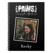 Aangepaste foto Hond Mam Notitieboek (Voorkant)