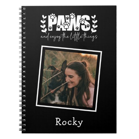 Aangepaste foto Hond Mam Notitieboek (Voorkant)