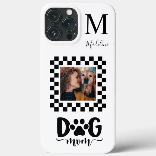 Aangepaste Foto Hond Mama Telefoonhoes Case-Mate iPhone Case (Achterkant)