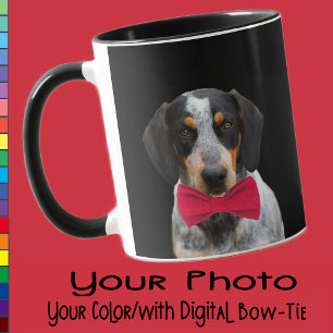 Aangepaste foto hond puppy Persoonlijke Kerstmis Mok