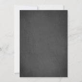 Aangepaste foto hond thema modern save the date (Achterkant)