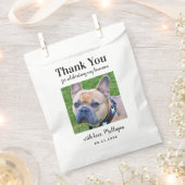 Aangepaste foto Hondenliefhebber dank u huisdier d Bedankzakje (Geknipt)