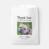Aangepaste foto Hondenliefhebber dank u huisdier d Bedankzakje (Voorkant)