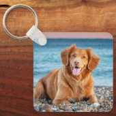 Aangepaste foto Hondenliefhebber Keepomwille Pet Sleutelhanger (Voorkant)