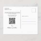 Aangepaste foto-hondenweduwen bewaren de datum-QR- (Achterkant)