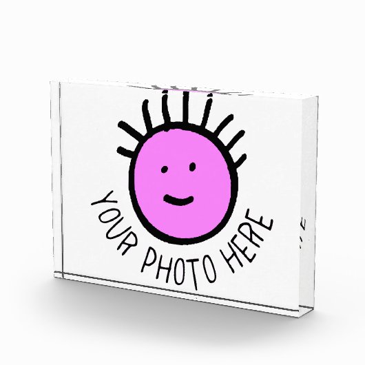 Aangepaste foto HORIZONTALE FOTOBLOK Lege sjabloon (Rechts)