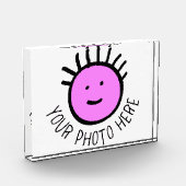 Aangepaste foto HORIZONTALE FOTOBLOK Lege sjabloon (Links)