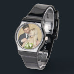 Aangepaste foto horloge<br><div class="desc">Upload eenvoudig je eigen foto naar dit geweldige horloge. U kunt verder bewerken om tekst en dergelijke toe te voegen - horloges van Ricaso maken een geweldig aandenken cadeau voor jezelf of anderen.</div>