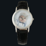 Aangepaste foto horloge<br><div class="desc">Creëer je eigen persoonlijke foto cadeau door je eigen foto toe te voegen,  van je geliefde familieffoto naar je schattige huisfoto,  om je design uniek te maken. Opmerking: foto's op het product zijn foto's van voorbeelden met een watermerk die alleen voor presentatiedoeleinden worden getoond.</div>