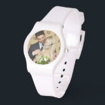 Aangepaste foto horloge<br><div class="desc">Upload eenvoudig je eigen foto naar dit geweldige horloge. U kunt verder bewerken om tekst en dergelijke toe te voegen - horloges van Ricaso maken een geweldig aandenken cadeau voor jezelf of anderen.</div>