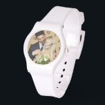 Aangepaste foto horloge<br><div class="desc">Upload eenvoudig je eigen foto naar dit geweldige horloge. U kunt verder bewerken om tekst en dergelijke toe te voegen - horloges van Ricaso maken een geweldig aandenken cadeau voor jezelf of anderen.</div>