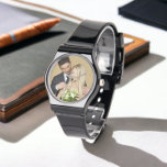 Aangepaste foto horloge<br><div class="desc">Upload eenvoudig je eigen foto naar dit geweldige horloge. U kunt verder bewerken om tekst en dergelijke toe te voegen - horloges van Ricaso maken een geweldig aandenken cadeau voor jezelf of anderen.</div>