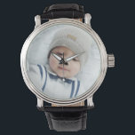 Aangepaste foto horloge<br><div class="desc">Creëer je eigen persoonlijke foto cadeau door je eigen foto toe te voegen,  van je geliefde familieffoto naar je schattige huisfoto,  om je design uniek te maken. Opmerking: foto's op het product zijn foto's van voorbeelden met een watermerk die alleen voor presentatiedoeleinden worden getoond.</div>