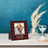 Aangepaste foto houthakker ruit Personaliseer sjab Fotoplaat (Insitu)