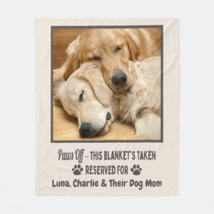 Aangepaste foto huisdier hond  fleece deken