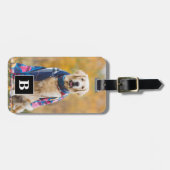 Aangepaste Foto Huisdier Hondenliefhebber Geperson Bagagelabel (Voorkant horizontaal)