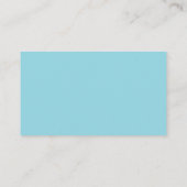 Aangepaste foto huisdieroppas minimalistisch visitekaartje (Achterkant)