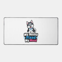 Aangepaste foto Husky-hond Husky verbeterde mijn s
