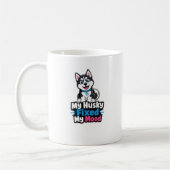 Aangepaste foto Husky hond Husky verbeterde mijn s Koffiemok (Links)