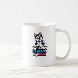 Aangepaste foto Husky hond Husky verbeterde mijn s Koffiemok