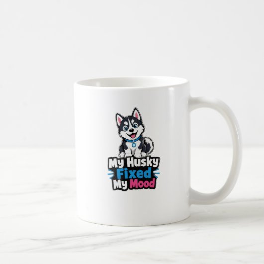Aangepaste foto Husky hond Husky verbeterde mijn s Koffiemok (Rechts)
