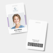 Aangepaste foto ID-tandarts Badge (Voor- en achterkant)