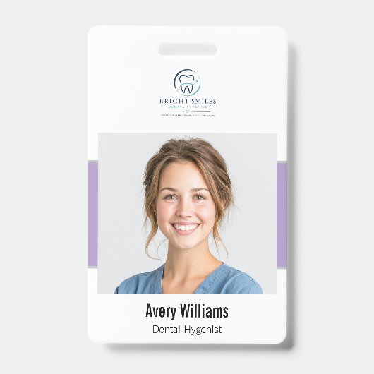 Aangepaste foto ID-tandarts Badge (Voorzijde)