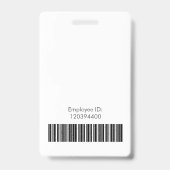 Aangepaste foto ID Veterinair Badge (Achterkant)