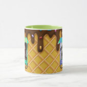 Aangepaste foto-ijskap met rotskone mok (Midden)