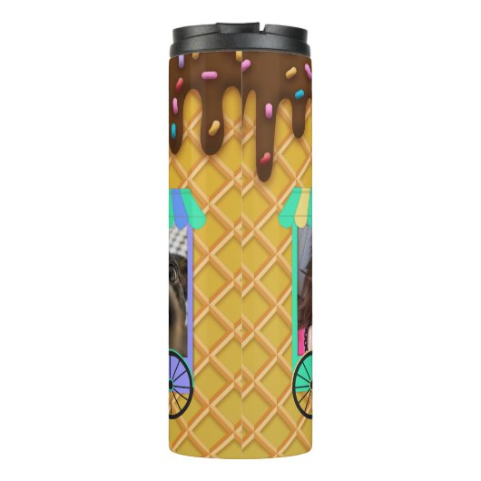 Aangepaste foto-ijskap met rotskone thermosbeker (Achterkant)