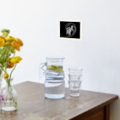 aangepaste foto | ik hou van je | elegante gouden  folie afdrukken (Laag (Keuken))