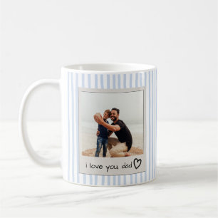 Aangepaste foto "Ik hou van jou papa" Koffiemok