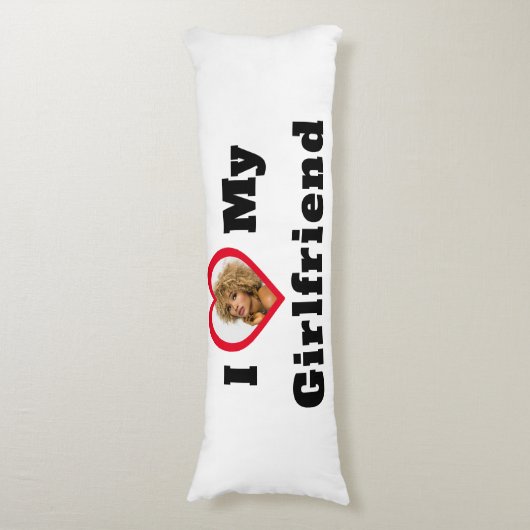 Aangepaste foto Ik hou van mijn Vriendin Lichaamskussen (Voorkant Verticaal)