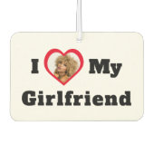 Aangepaste foto Ik hou van mijn Vriendin Luchtverfrisser (Voorkant)