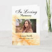 Aangepaste foto in liefdevolle herinnering aandenk kaart (Voorkant)