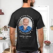 Aangepaste foto in Loving Memory Memorial Walk T-shirt