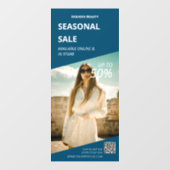 Aangepaste foto in Winkel Advertenties Business Pr Raamsticker (Vel)