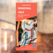 Aangepaste foto in Winkel Business Promo Sale Raamsticker (Vel 2)