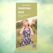 Aangepaste foto in Winkeladvertenties Zakelijke Lo Raamsticker (Vel 3)