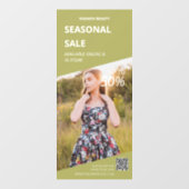 Aangepaste foto in Winkeladvertenties Zakelijke Lo Raamsticker (Vel)