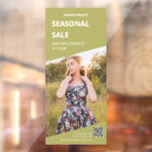 Aangepaste foto in Winkeladvertenties Zakelijke Lo Raamsticker (Vel 2)